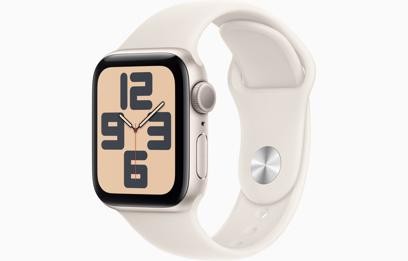 Apple Watch SE|  GPS|  40 mm|  Caixa de alumínio Luz das Estrelas|  Pulseira desportiva Luz das Estrelas S| M