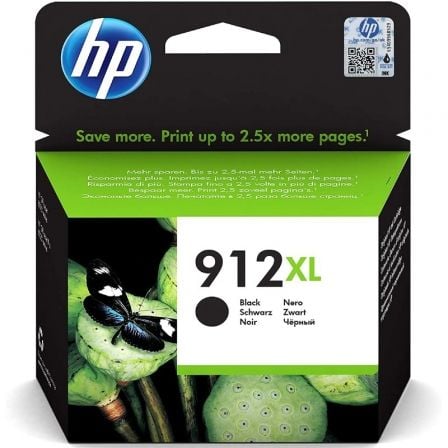 HP nº 912 XL de alta capacidade   |  preto