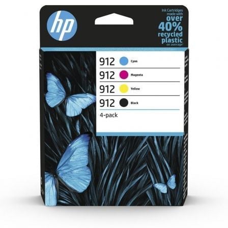 HP nº 912, Pack múltiplo   |  preto   |  magenta   |  ciano   |  amarelo