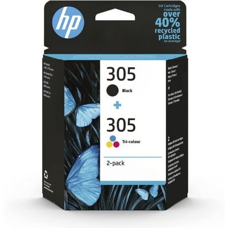 HP nº 305, Pack múltiplo   |  preto   |  tricolor