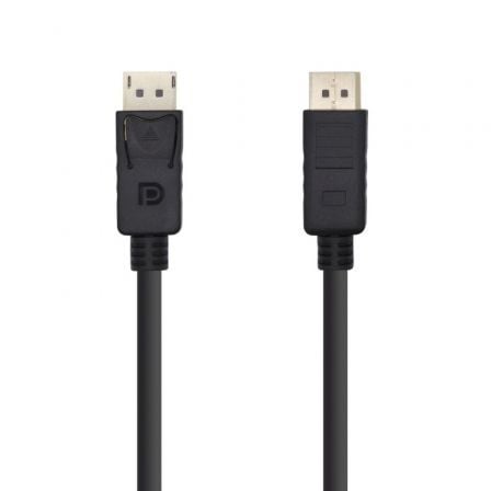 Cabo DisplayPort 1.2 4K Aisens A124-0388 | DisplayPort Macho - DisplayPort Macho | Até 5W | 2300Mbps | 10m | Preto