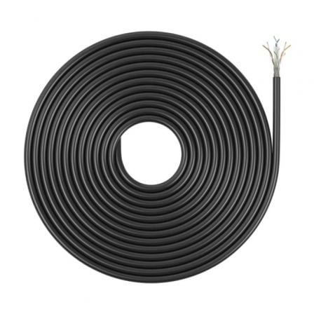 Bobina de cabo RJ45 para uso externo UTP AWG23 Aisens A135-0751 Cat.6  |   305 m  |   à prova d'água  |   preto