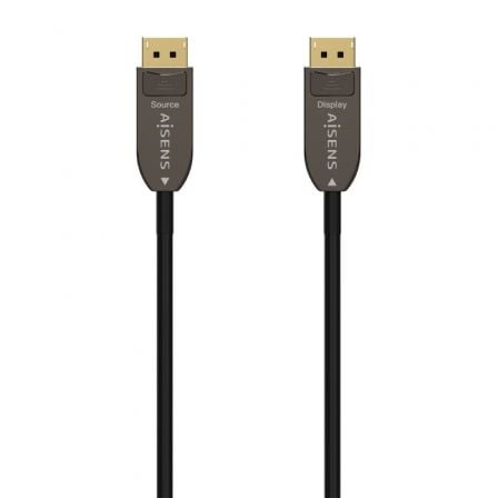 Cabo DisplayPort 1.4 AOC 8K Aisens A155-0606 | DisplayPort Macho - DisplayPort Macho | 10m | Preto