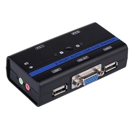 Aisens A111-0064   |  2PC SVGA KVM com 1 teclado rato