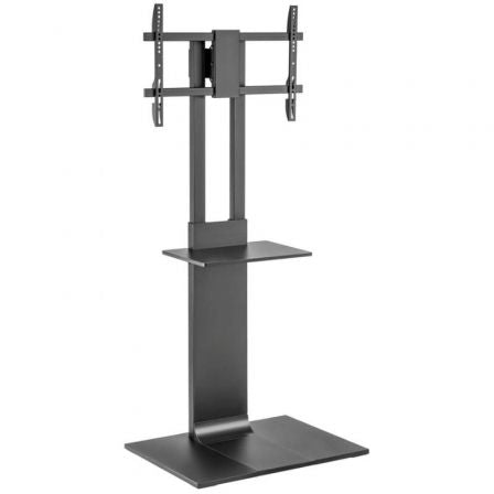 Suporte de chão giratório   |  inclinável Aisens FT86TSE-399 com bandeja para DVD para TVs de 37 a 86''   |  até 50 kg