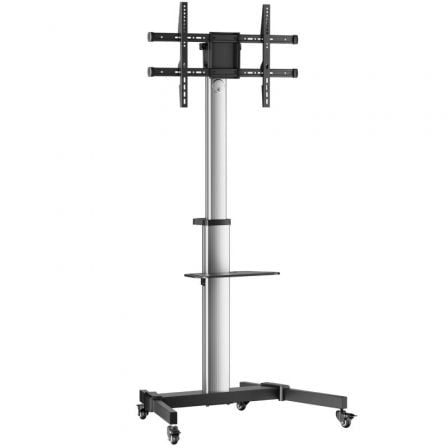 Suporte de chão inclinável Aisens FT86TRE-197 com rodas para TVs de 37 a 86''   |  até 50 kg
