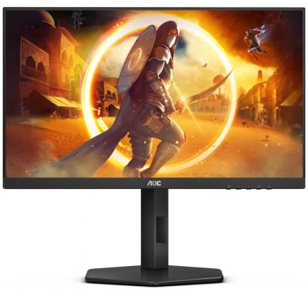 AOC 24G4X 23,8' | Full HD | 0,5 ms | 180 Hz | IPS | Multimídia | Altura Ajustável | Preto