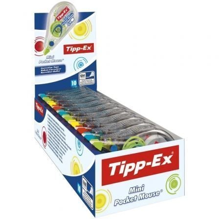 Caixa de fita corretiva Bic Mini Pocket 926397 |  5 mm x 6 m |  10 unidades