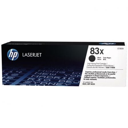 HP nº 83X XL de alta capacidade   |  preto