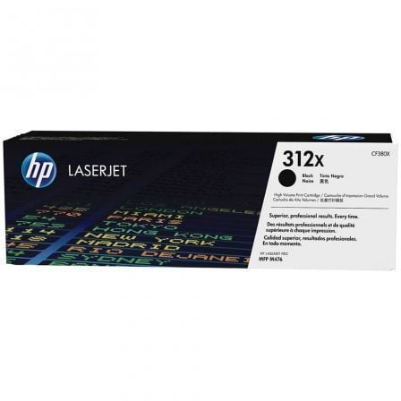 HP nº 312X XL de alta capacidade   |  preto
