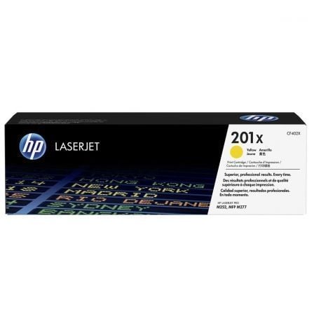 HP nº 201X XL de alta capacidade   |  amarelo