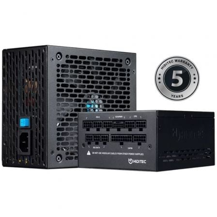 Hiditec GDX1050 V2 | 1050 W | Ventoinha de 14 cm | ATX 3.0 | PCIe 5.0 | 80 Plus Gold
