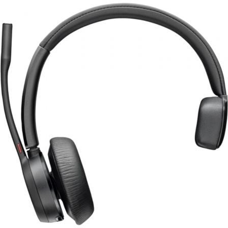 Poly Voyager 4310 para Microsoft Teams + adaptador BT700 |  com microfone |  Bluetooth |  preto