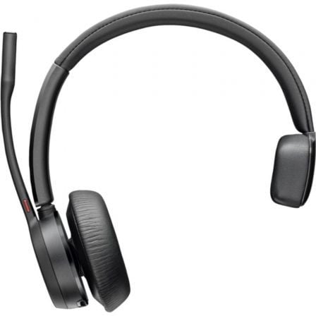 Poly Voyager 4310 + adaptador BT700 + base de carregamento | com microfone | Bluetooth | preto