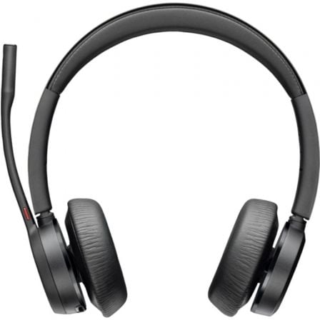 Poly Voyager 4320-M para Microsoft Teams + adaptador BT700 + base de carregamento | com microfone | Bluetooth | preto