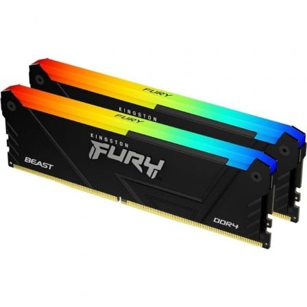 Memória RAM Kingston FURY Beast RGB 2 x 8 GB | DDR4 | 3200 MHz | 1,35 V | CL16 | DIMM