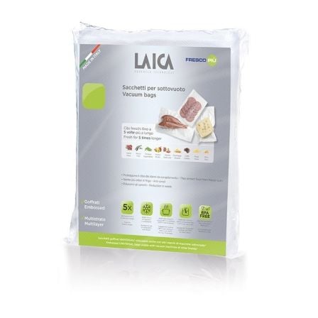 Saco de embalagem a vácuo Laica VT3501 | 20 x 28 cm | 100 sacos
