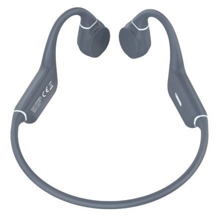 Leotec Bone Conduction Kuri com microfone, Bluetooth, cinza