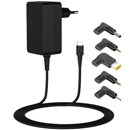 Carregador universal para laptop Leotec Notebook 45W Tipo C | 1x USB Tipo C | 2,25A