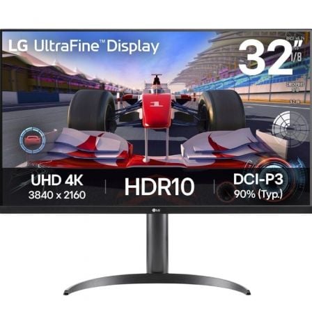 LG UltraFine 32UR550K-B 31,5' | 4K | Multimídia | Altura ajustável | Preto