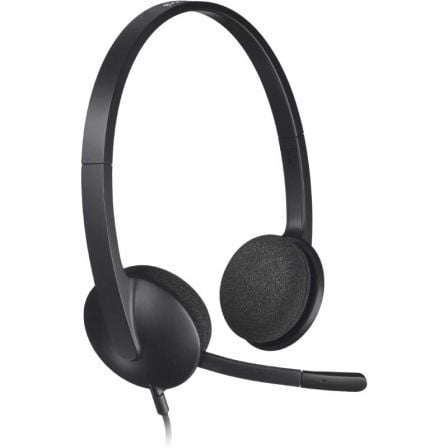 Logitech H340 | com microfone | USB | preto
