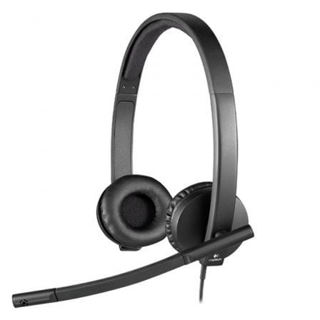 Logitech H570E | com microfone | USB | preto