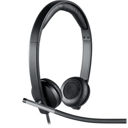 Logitech H650e | com microfone | USB | preto