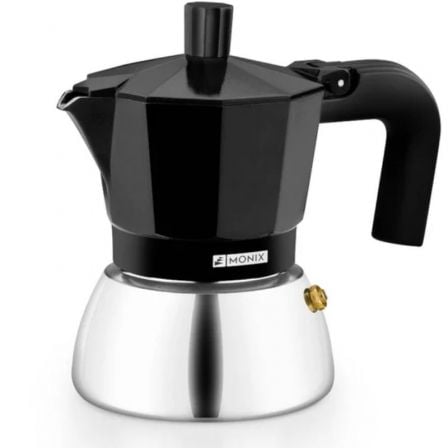 Monix Induction de aço inoxidável M863006|  6 Chávenas|  preta