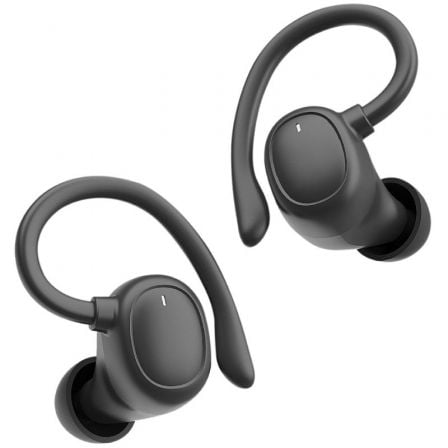 Muvit iO Smart True Wireless Sport ENC| bateria com duração de 6 horas| preto