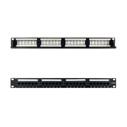 Painel de Patch Nanocable 10.21.4124 | 24 Portas | Cat.6a | Altura 1U