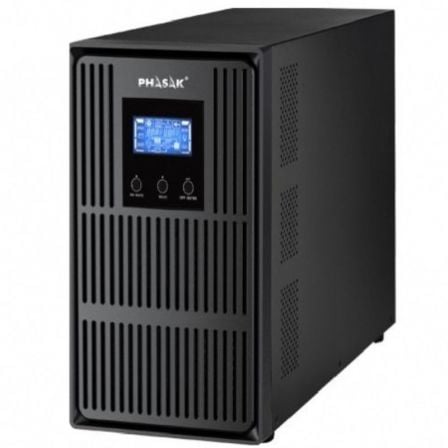 UPS Online Phasak Conqueror Pro 3000 VA Online LCD | 3000VA-2700W | 3 Saídas | Formato Torre