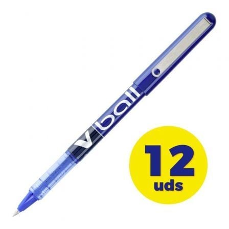 Canetas de tinta líquida Pilot V-Ball NVB7A - Caixa - 12 unidades - Azul