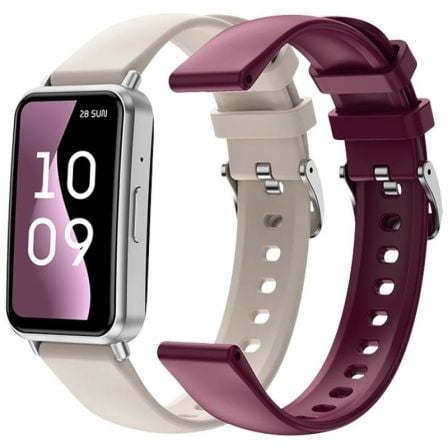 SPC Duo Fit Smartwatch | Notificações | Frequência Cardíaca | Branco