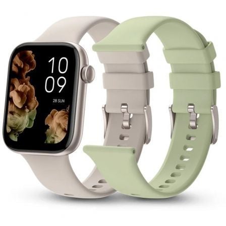 SPC Smartee Duo 2 9650B Smartwatch | Notificações | Frequência Cardíaca | Branco | Inclui Pulseira Extra