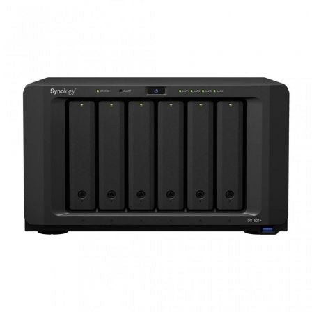 NAS Synology Diskstation DS1621+ | 6 baias 3,5'- 2,5' | 4GB DDR4 | Formato Torre