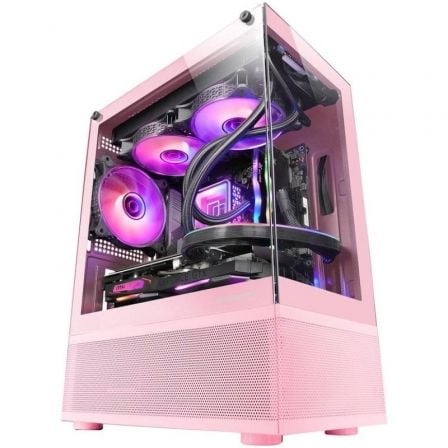 Caixa Gaming Mars Gaming MC-SE   |  Mini Torre Rosa