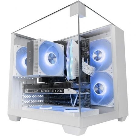 Mars Gaming MC-VISIONM | Caixa Gaming semi-torre branca