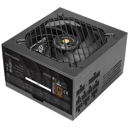 Mars Gaming MPB650SIM |  650 W |  Ventoinha de 12 cm |  Bronze 80 Plus