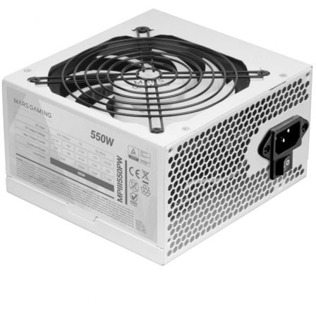 Mars Gaming MPIII550P |  550 W |  Ventoinha de 12 cm | Branco