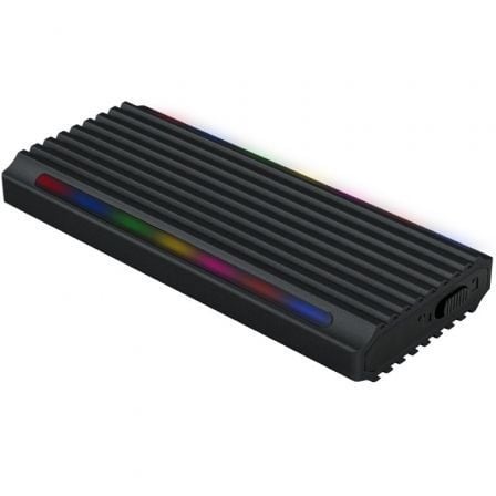 Caixa externa TooQ TQE-2222B para M.2 NVMe | USB 3.1 Gen2 | Sem parafusos