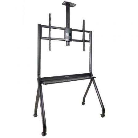 Suporte de chão TooQ FS20208M-B com rodas para TVs de 55 a 100''   |  até 120 kg