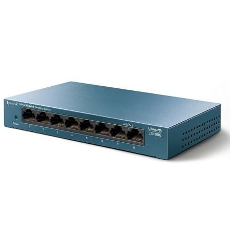 TP-Link LS108G 8 Portas   |  RJ-45 10   |  100   |  1000