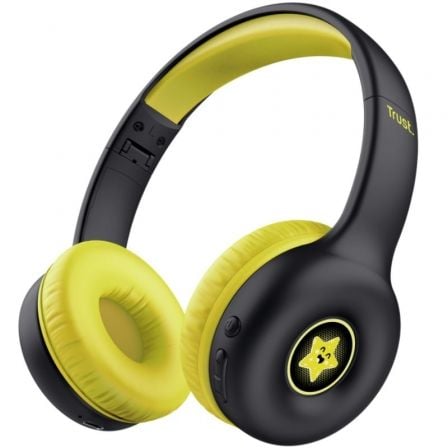 Trust Nouna Kids com microfone, preto