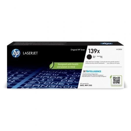 HP nº 139X XL de alta capacidade   |  preto