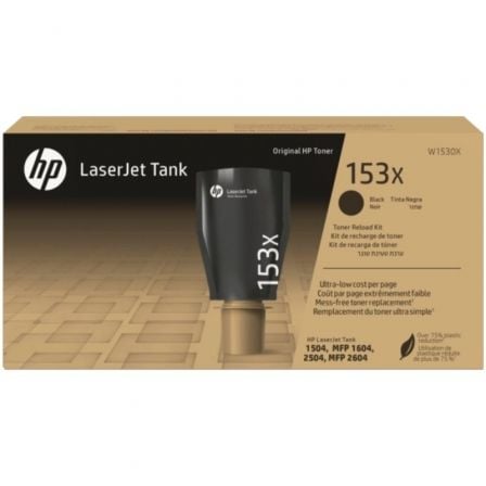 Kit de recarga de Laserjet nº 153X alta capacidade   |  preto