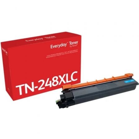 Toner compatível com Xerox 006R04876 para Brother TN248XLC de alta capacidade | ciano