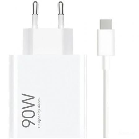 Carregador de parede Xiaomi GaN 90 W HyperCharge Combo (Tipo A)  | 1xUSB + Cabo USB Tipo C  | 90 W