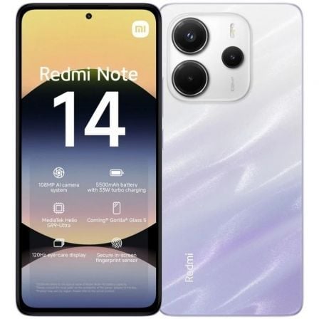 Xiaomi Redmi Note 14 6GB | 128GB | 6,67' | Roxo