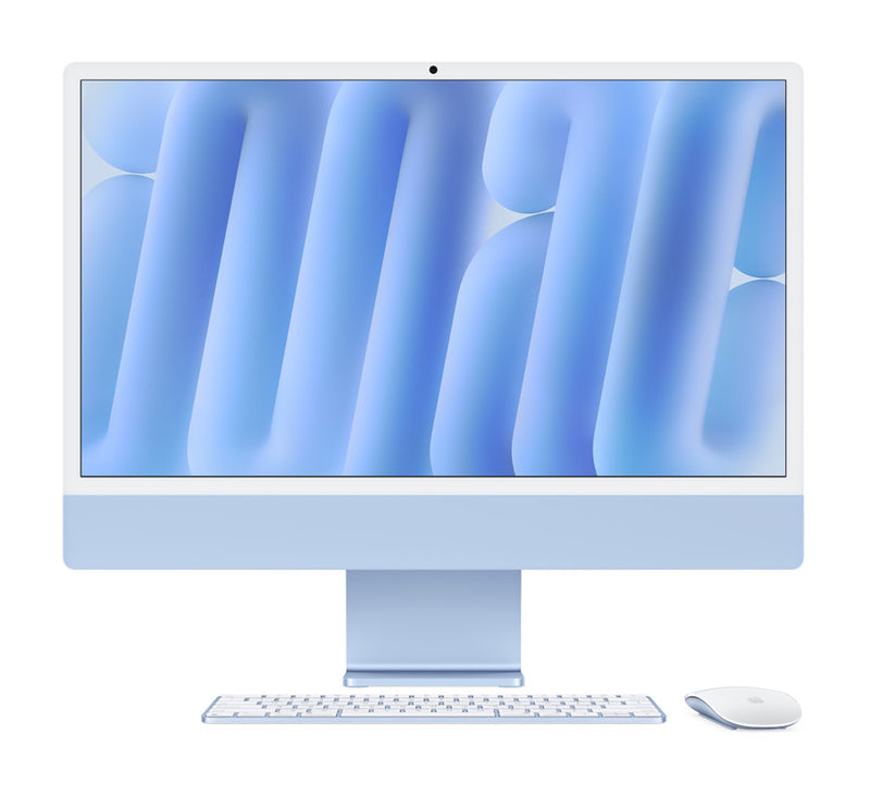 iMac 24' Retina 4.5K  | CPU M4 de 10 núcleos  | 24 GB  | SSD de 512 GB  | GPU de 10 núcleos  | Azul