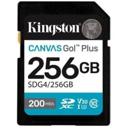 Kingston CANVAS Go! Plus SD XC 256GB | Classe 10 | 200MB | sim